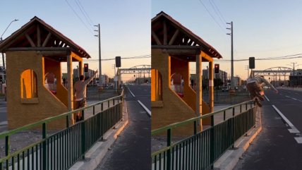   Paradero queda bloqueado tras instalación de reja en San Pedro de la Paz 