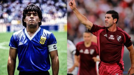   Marcelo Salas le contó a Agüero su idolatría por Maradona: De niño me quería hacer sus rulos 