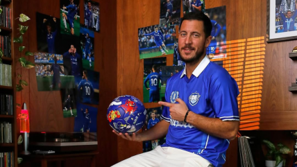   Eden Hazard fue incluido en el salón de la fama de la Premier League 