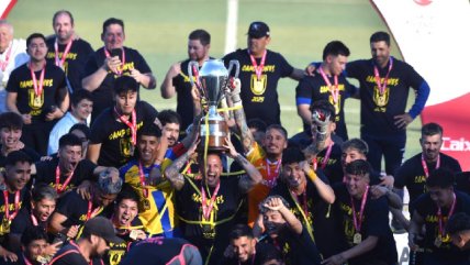   Los festejos de U. de Concepción como flamante campeón del Ascenso 