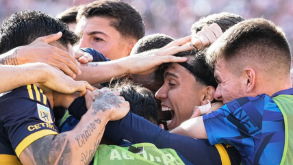   Carlos Palacios fue titular en la agónica victoria de Boca Juniors ante Estudiantes 