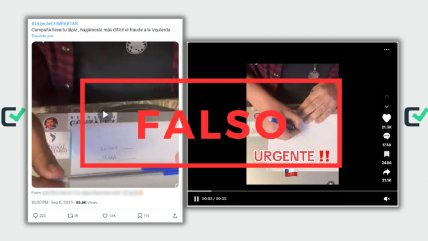   Falso: Servel no entrega lápices borrables para votar, son de tinta permanente 