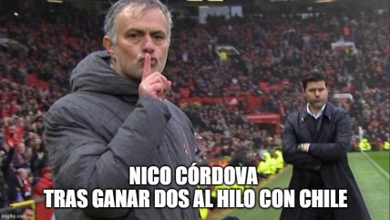   Nico Córdova fue el protagonista de los memes tras la victoria de La Roja sobre Perú en Rusia 
