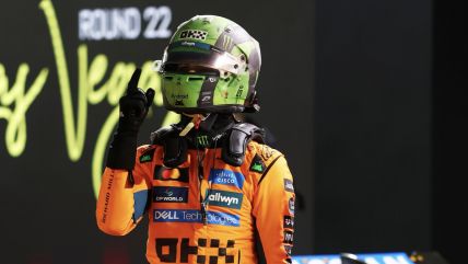   Lando Norris voló en la lluvia para obtener la 