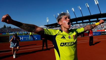   Maximiliano Guerrero fue el héroe de la U en el triunfo sobre O'Higgins 