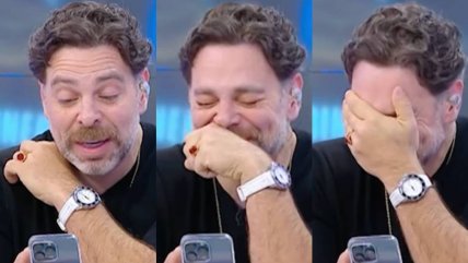   Neme sufre ataque de risa tras leer confusa frase en cobertura del desalojo en Lo Barnechea 