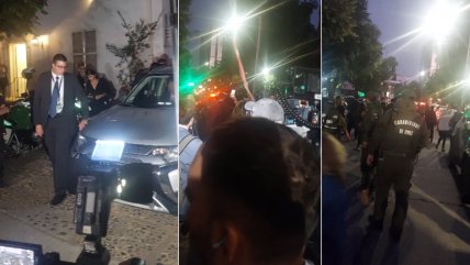   Jara fue insultada tras acudir a felicitar a Kast 