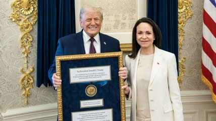   En Noruega cayó mal el regalo Nobel de María Corina Machado a Trump 