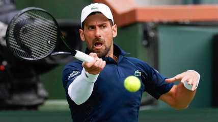   Novak Djokovic se exigió para clasificar a octavos de final en el Masters de Indian Wells 