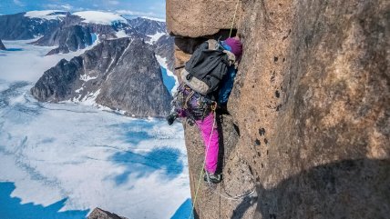   Dos alpinistas chilenas abrieron una nueva ruta en la isla de Baffin 