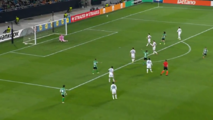   [VIDEO] Sofyan Amrabat anotó un golazo para Betis y dio vuelta la serie ante Panathinaikos 