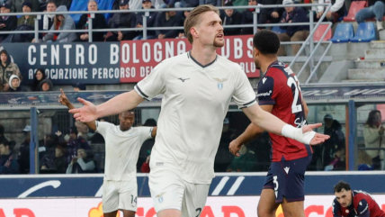   Kenneth Taylor lideró con doblete la victoria de Lazio sobre Bologna en la Serie A 
