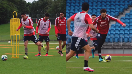   El último entrenamiento de La Roja previo al amistoso con Nueva Zelanda 