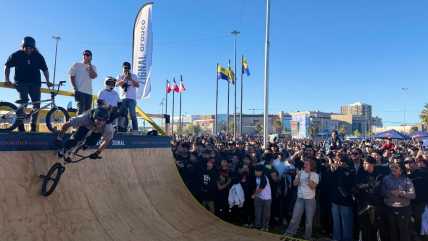   Rampa que llevó Coco Zurita al festival REC 2026 será donada a Penco 