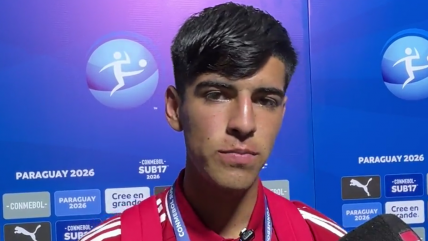   Lucas López tras marcar el gol del empate ante Uruguay: En un Sudamericano Sub 17 todo suma 
