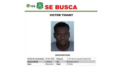   Ciudadano haitiano es buscado por homicidio en Quinta Normal 